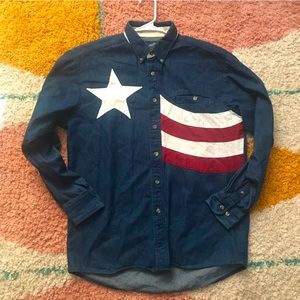 Wrangler Denim Button Down